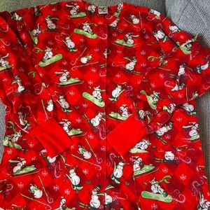 Women's M winter scrub top